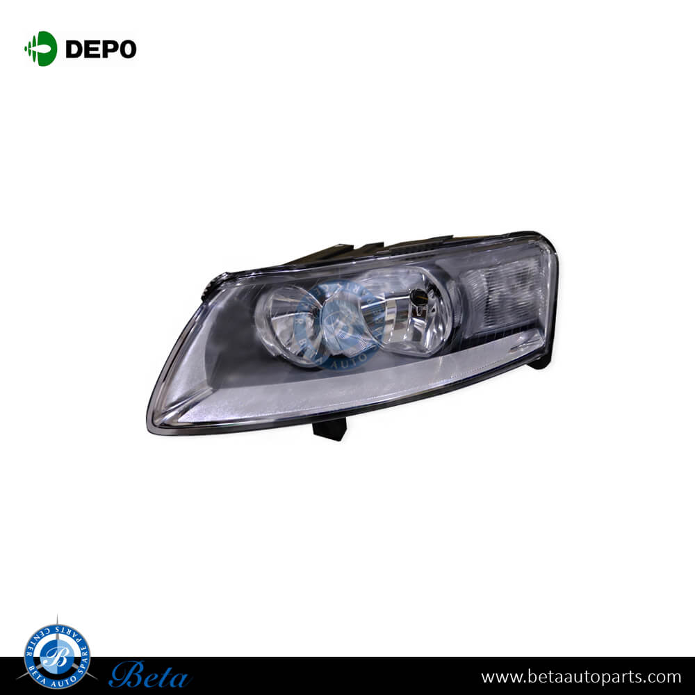 Left Side Headlamp Normal for Audi A6 2004-2008 models, Part Number 4F0941003A Left Side Headlamp Normal for Audi A6 2004-2008 models, Part Number 4F0941003A